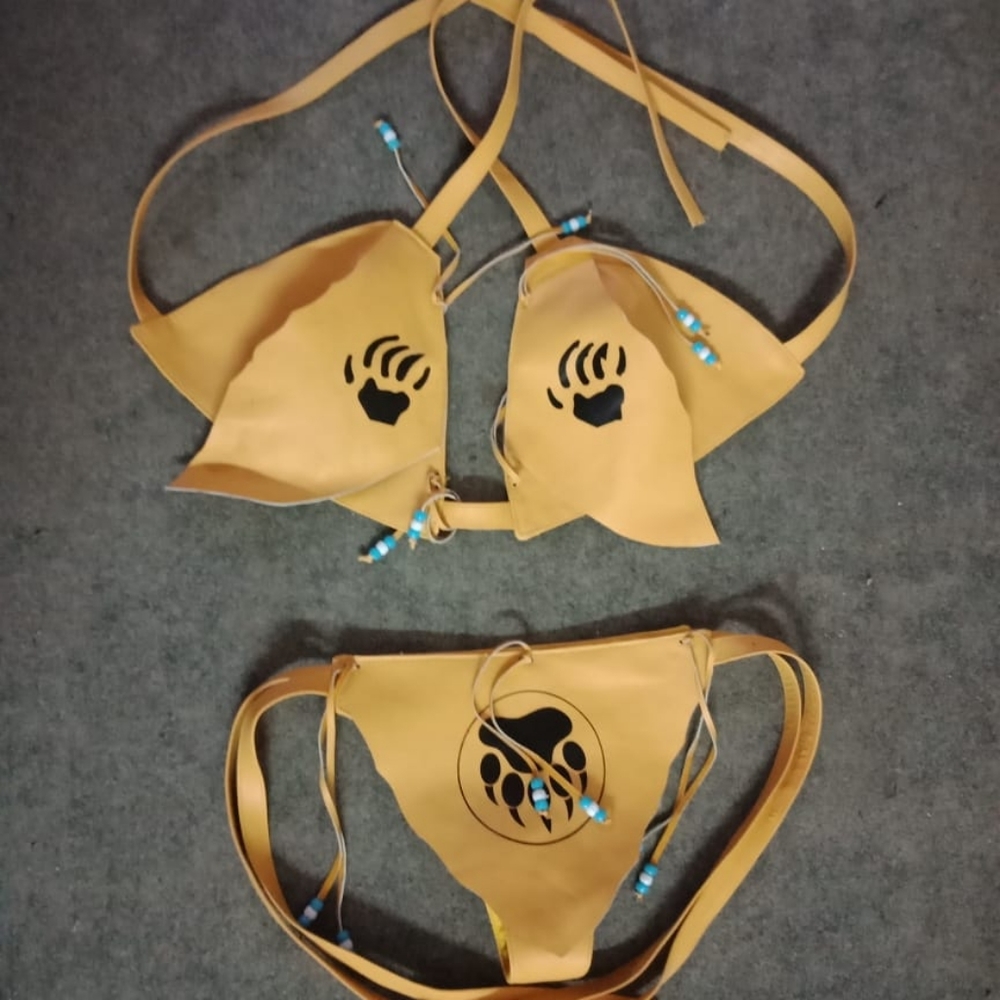 Leather Bikini 👙